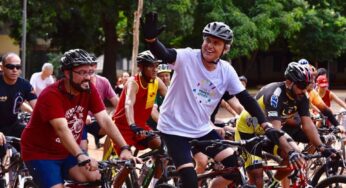 Caiado fará campanha de bicicleta e percorrerá quase 15km neste domingo (18)