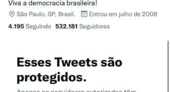 Jornalista fecha perfil após comentário polêmico sobre filha de Bolsonaro