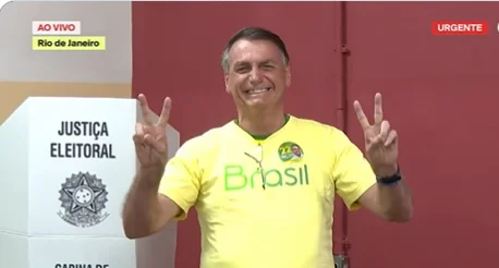 Bolsonaro segundo turno. Foto: Reprodução/Twitter Globo News