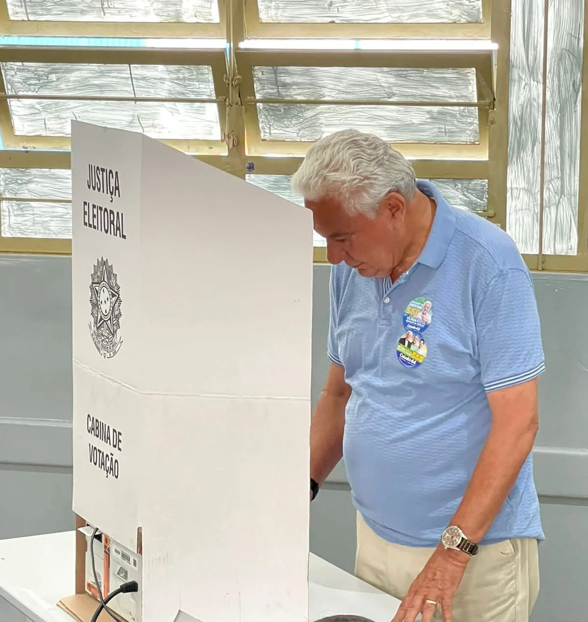 “Estou de alma lavada independente do resultado” , diz Vilmar Rocha após votar