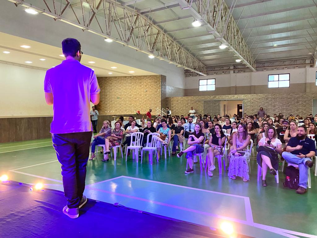 Evento de oficialização da transição para o Colégio Integrado (Foto divulgação).