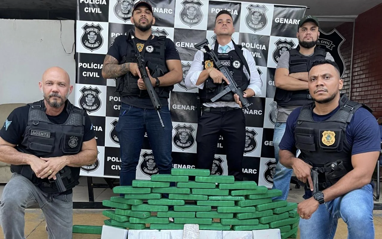 Polícia Civil apreende 100 kg de drogas na Região Norte de Goiás