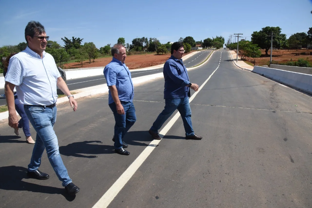 Vistoria eixo leste-oeste Aparecida. Foto: Divulgação/Assessoria