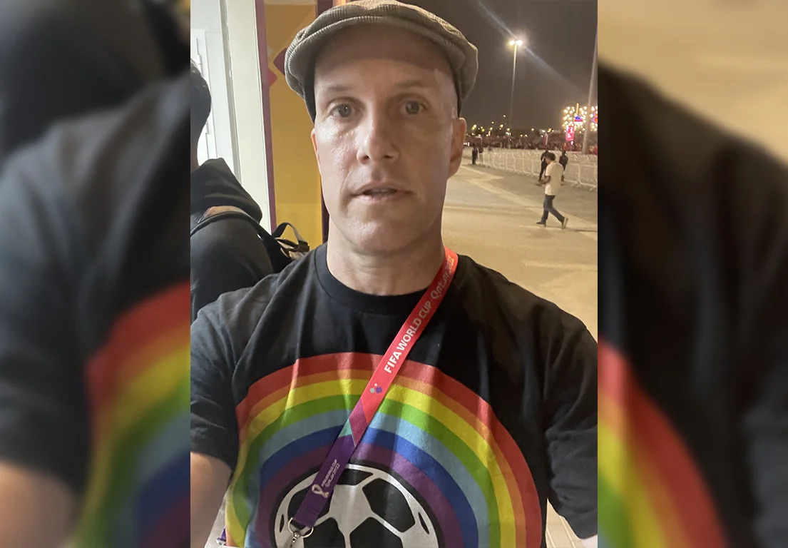 Catariano se diz orgulhoso por jornalista ter sido barrado ao usar camisa com arco-íris: “Seus valores não são universais”