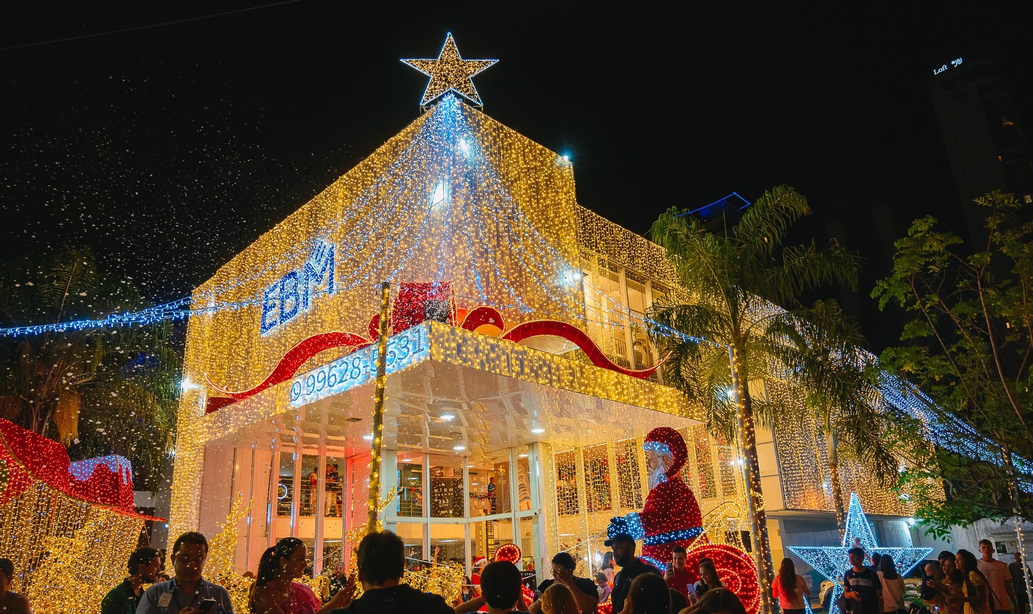 Espaço EBM - Natal encantado na Alameda Ricardo Paranhos (Foto Estúdio WF).