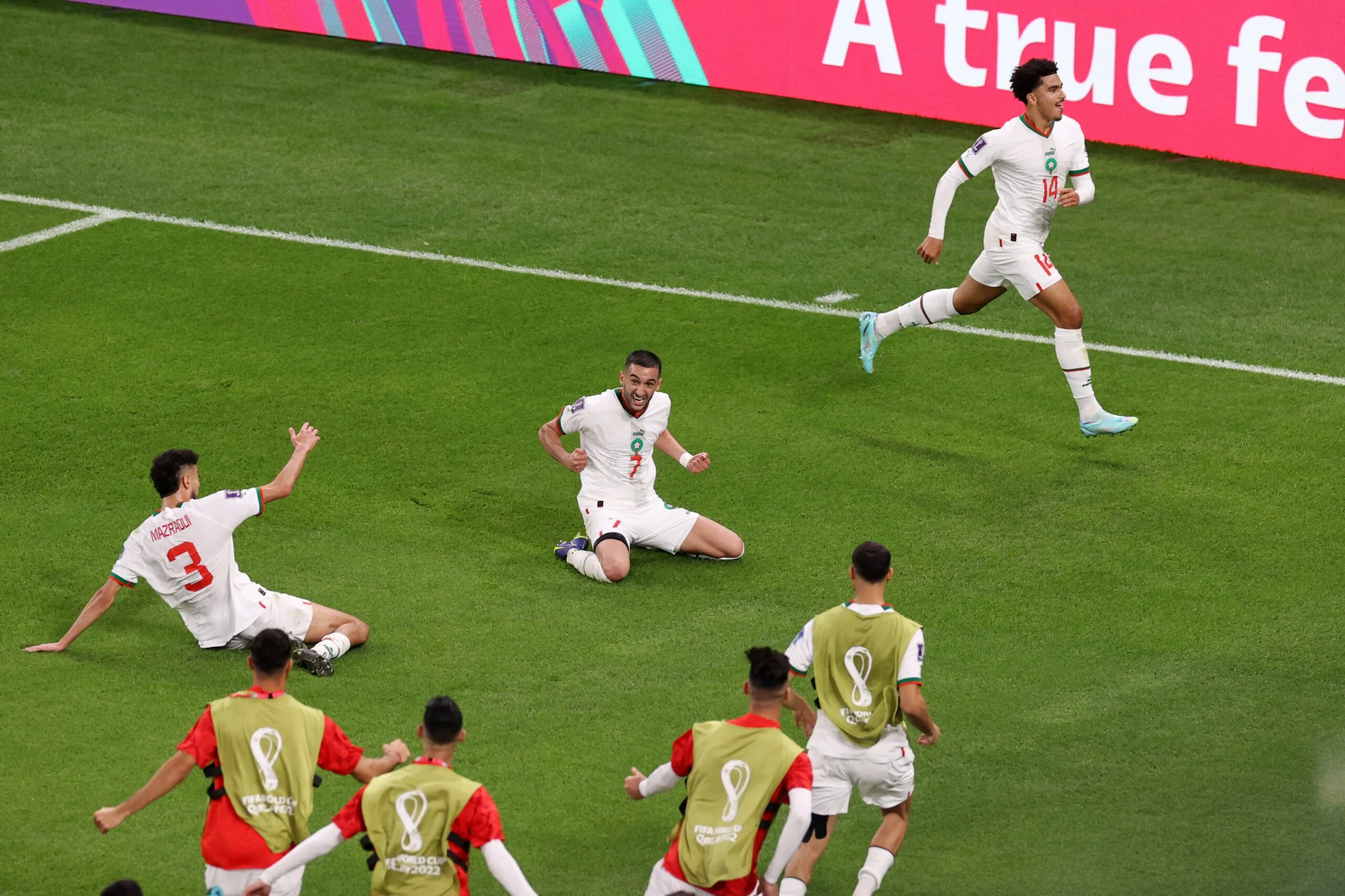 Marrocos vence a Bélgica e conquista primeira vitória em 24 anos em Copas