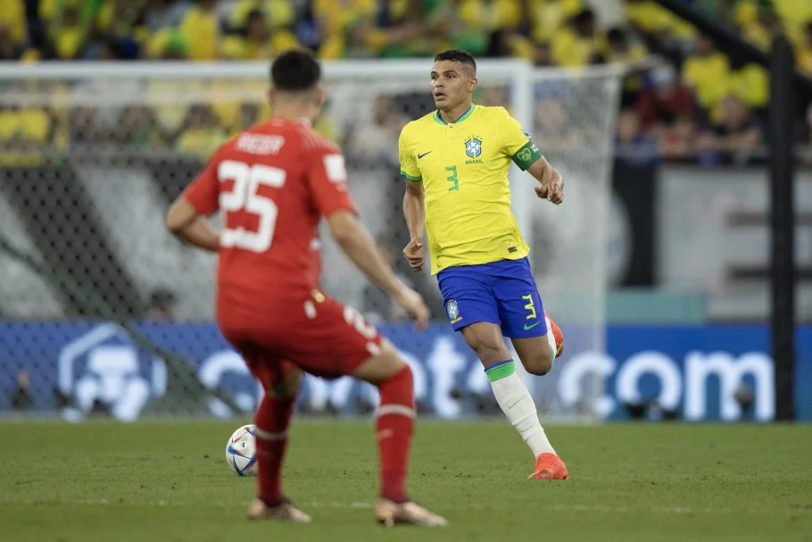 Thiago Silva elogia solidez defensiva da Seleção Brasileira nos primeiros jogos da Copa do Mundo