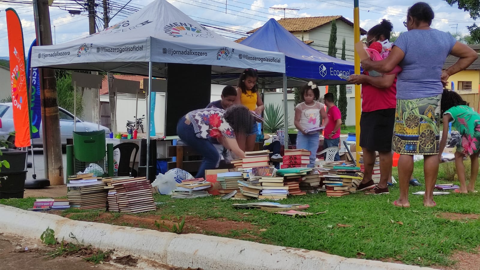 Penúltima ação do Projeto Jornada Lixo Zero em Goiânia (Foto divulgação).