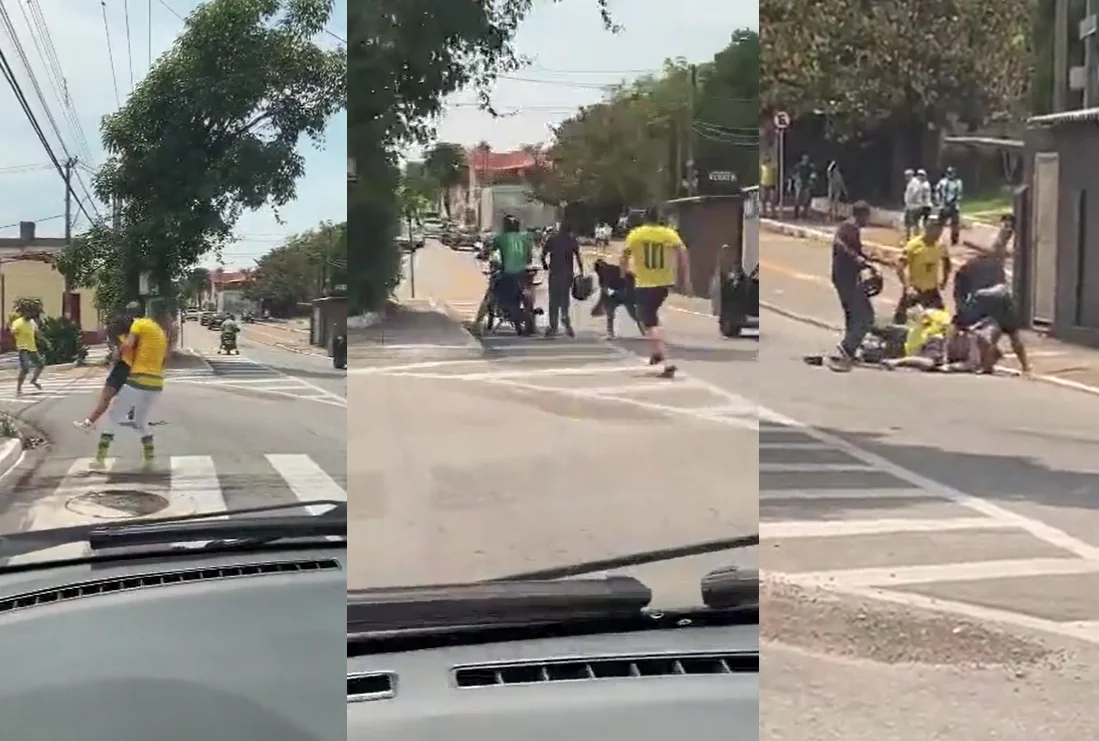 Bolsonaristas agridem homem que tentou passar por manifestação antidemocrática; veja vídeo