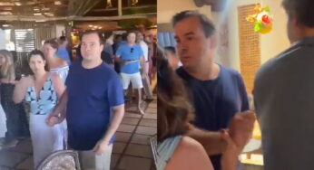 Junto de sua família, Rodrigo Maia é hostilizado em resort na Bahia: “Pilantra e ladrão”; veja vídeo