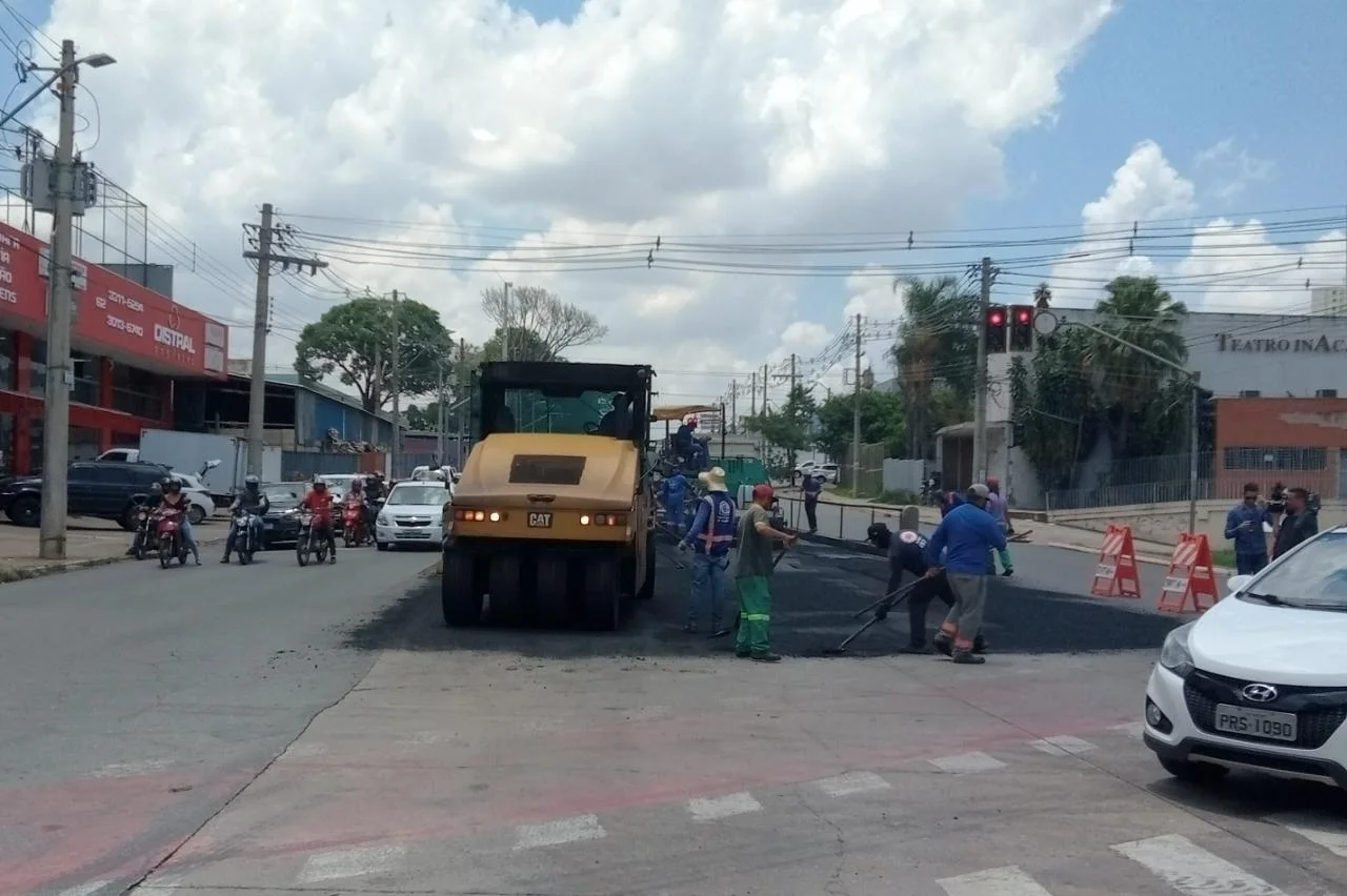 Seinfra projeta finalizar primeiro trecho das obras de recapeamento do Eixo Anhanguera até dezembro