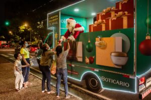 Boticário traz caminhão itinerante de Natal para espalhar amor por nove cidades goianas (Foto