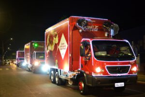 Caravana Iluminada de Natal -Coca-Cola (Foto divulgação)