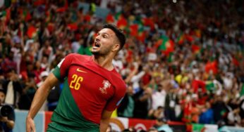 Substituto de CR7 dá show, e Portugal aplica maior goleada das oitavas da Copa