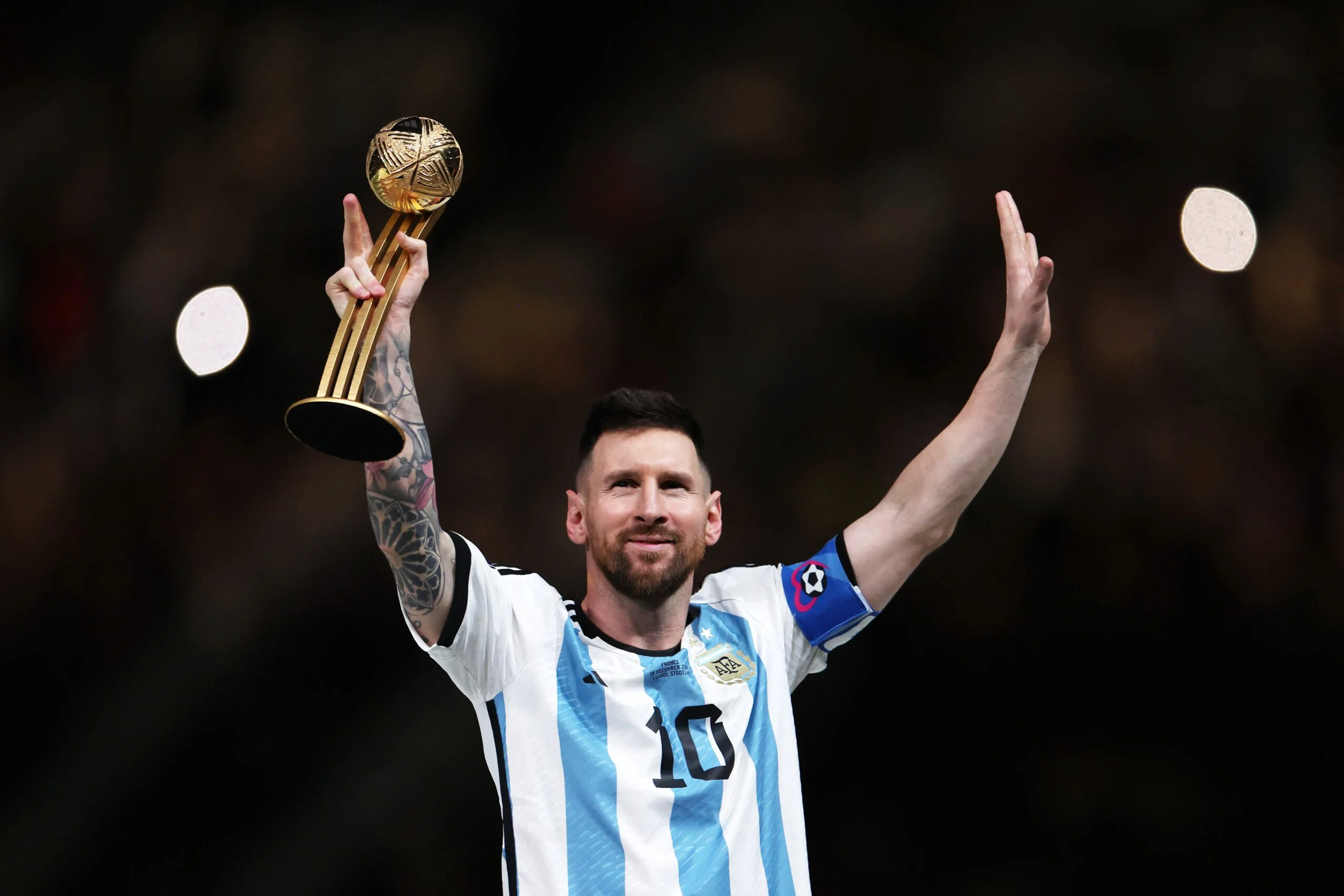 Lionel Messi é eleito o Bola de Ouro da Copa do Mundo 2022