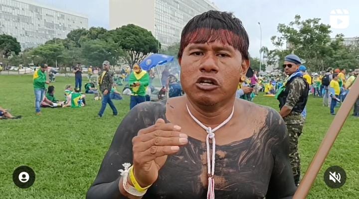 Prisão de bolsonarista Cacique Tserere provocou terrorismo em Brasília