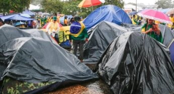 Segurança pública do DF negocia para desmontar acampamentos no QG do Exército antes da posse de Lula