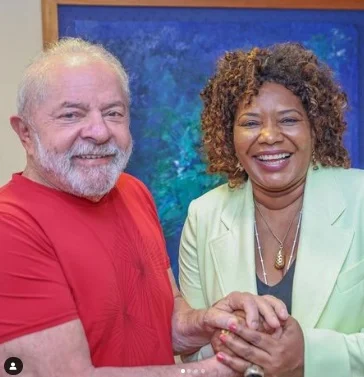 Confirmada na Cultura, Margareth Menezes é a primeira mulher em ministério de Lula