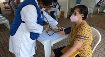 Saúde na Praça traz orientações para prevenção e cuidados com a pressão alta no HGG, nesta terça (23)