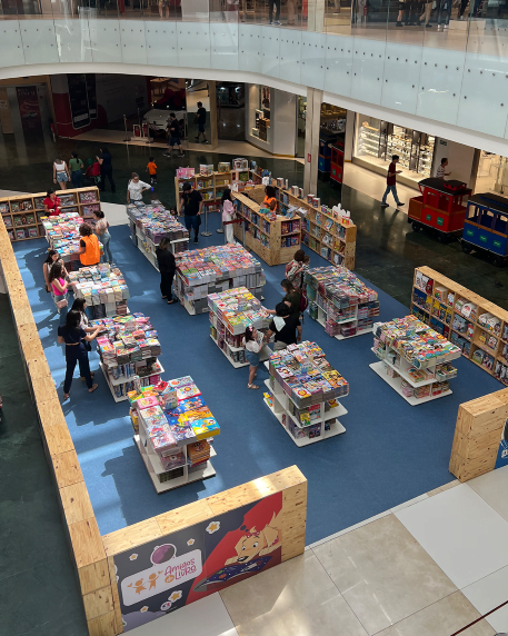 Flamboyant Shopping recebe nova edição da Feira Amigos do Livro (Foto divulgação).