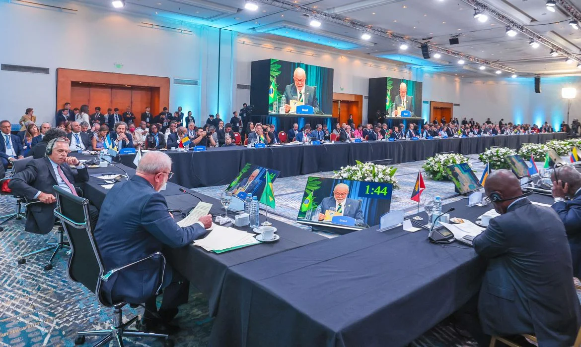 Lula discursou para representantes de 32 países no Celac. Foto: Ricardo Stuckert