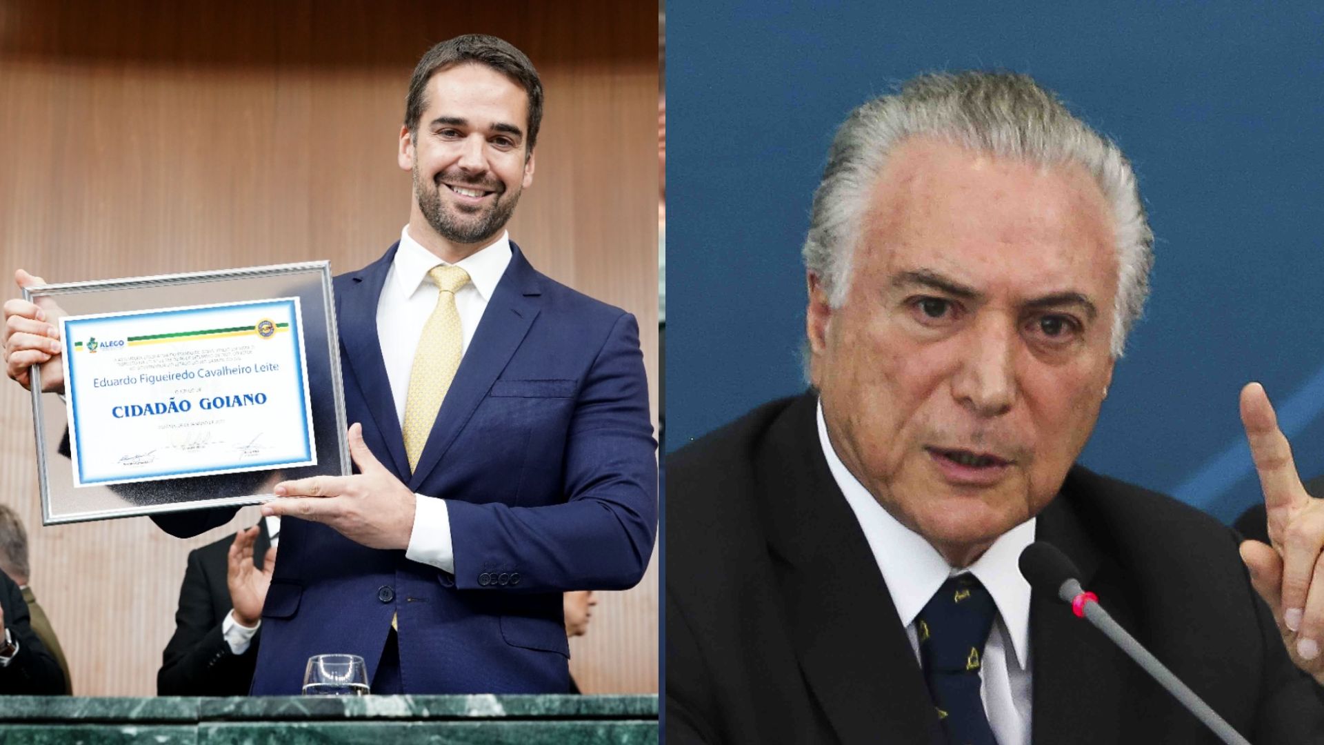 Em Goiânia, Fernando Tibúrcio “faz ponte” para conversa telefônica entre Eduardo Leite e Michel Temer