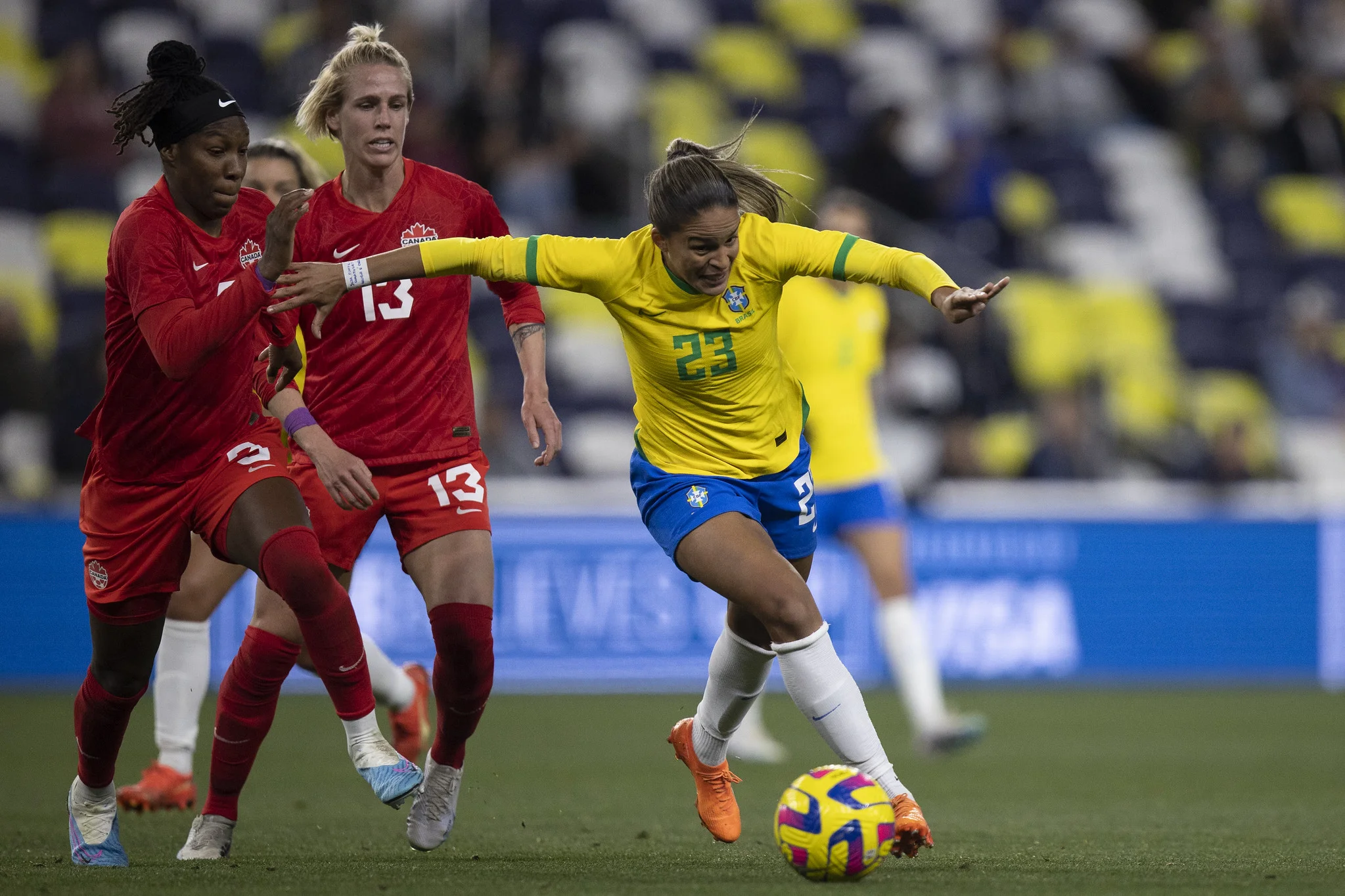 Seleção Brasileira é derrotada pelo Canadá no Torneio She Believes de Futebol Feminino