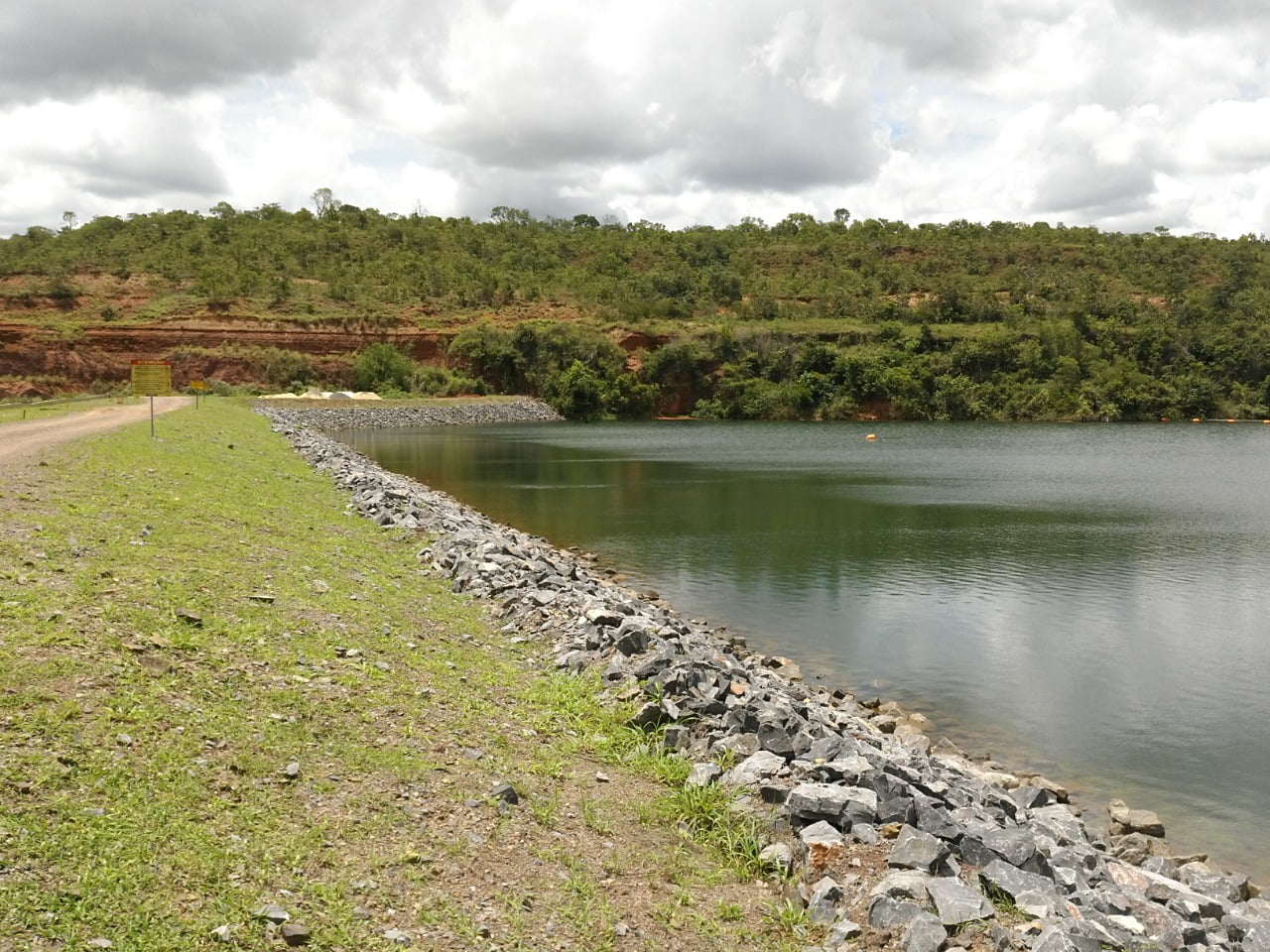 Barragem em Goiás. Foto: Semad