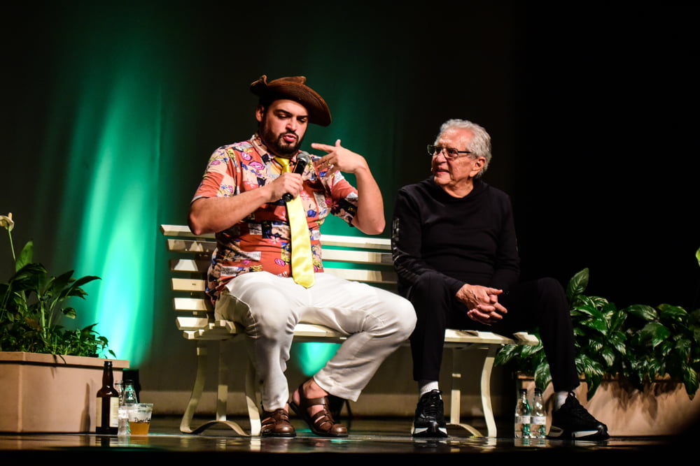 Matheus Ceará e Carlos Alberto de Nóbrega, se apresentam em Goiânia (Foto divulgação).