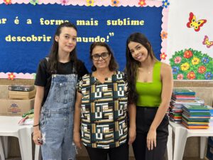 Rafaela de Almeida, Wanderlúcia Salazar e Alice Marinho (Divulgação EBM)