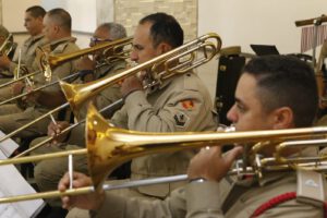 banda do corpo de bombeiros. Foto: CBM