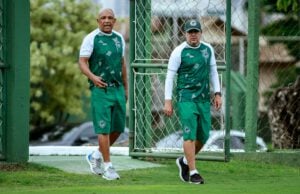 Ex-Auxiliares de Guto Ferreira no Goiás - André Luís e Alexandre Faganello.