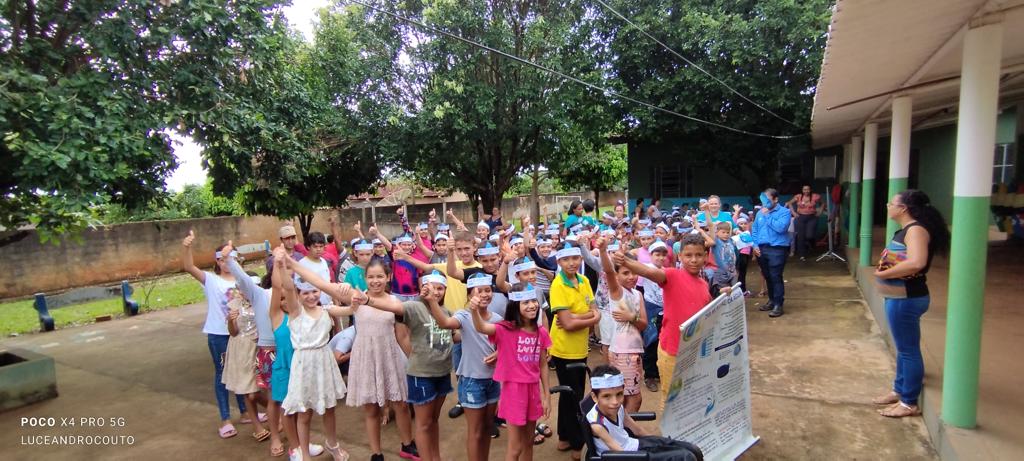 Departamento de Meio Ambiente da CRV Industrial participa de atividades escolares sobre o Dia da Água