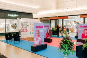 Espaço EmpoderaEla segue no Passeio das Águas Shopping até o dia 25 de março (Foto divulgação).