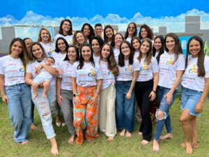 Equipe do Projeto Caminhando Pela Infância, um dos idealizadores das palestras sobre o Transtorno do Espectro Autista (Foto Maria Paula Chaim).