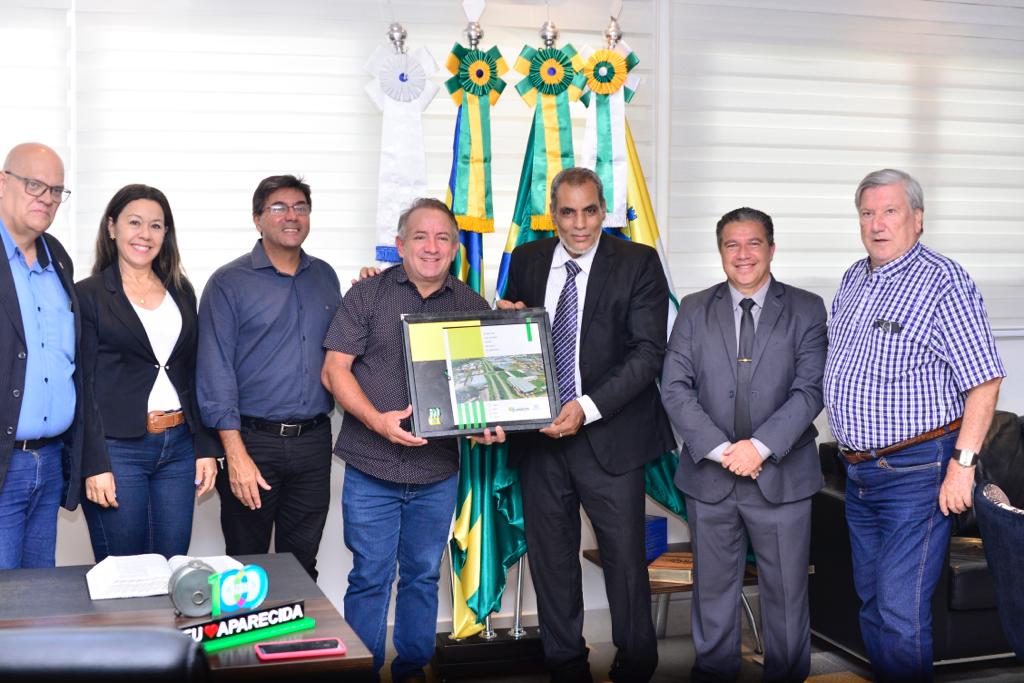 Reuniçao comércio exterior Aparecida de Goiânia e países árabes. Foto: Reprodução