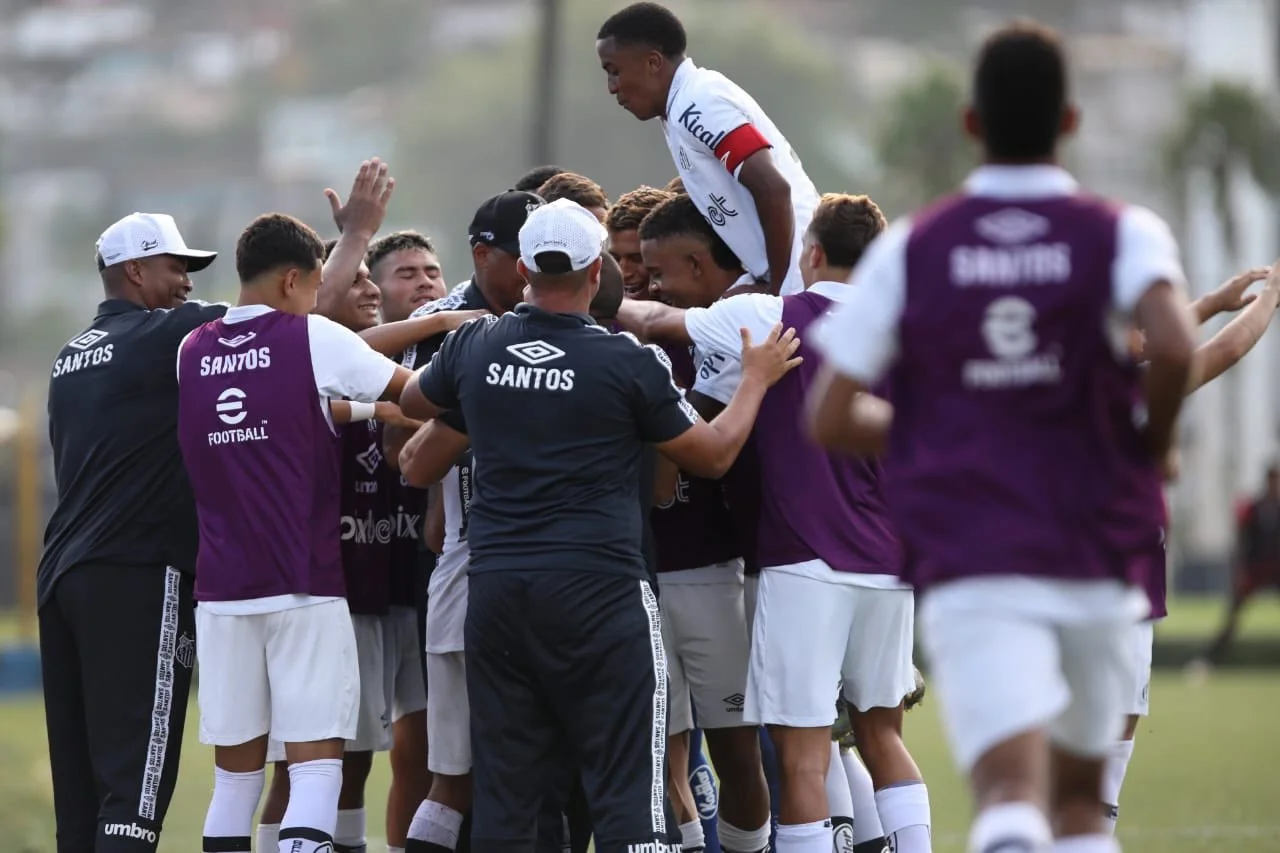 Atlético-GO é derrotado pelo Santos em confronto pelo Campeonato Brasileiro Sub-20