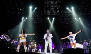 Ulf and the girls - Turnê 'ABBA THE SHOW' em Goiânia (Foto - Teresa Nottelmann).