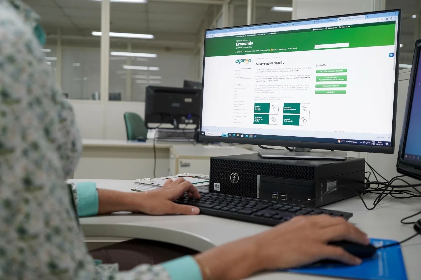 Autorregularização de ICMS já está disponível para contribuintes pelo site da Secretaria da Economia de Goiás (Foto SECOM).