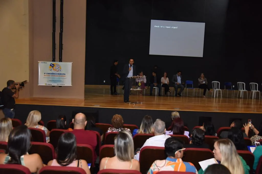 Conferência municipal da saúde Aparecida. Foto: Divulgação