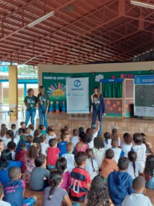 Educação ambiental, Rio Meia Ponte. Foto: Reprodução