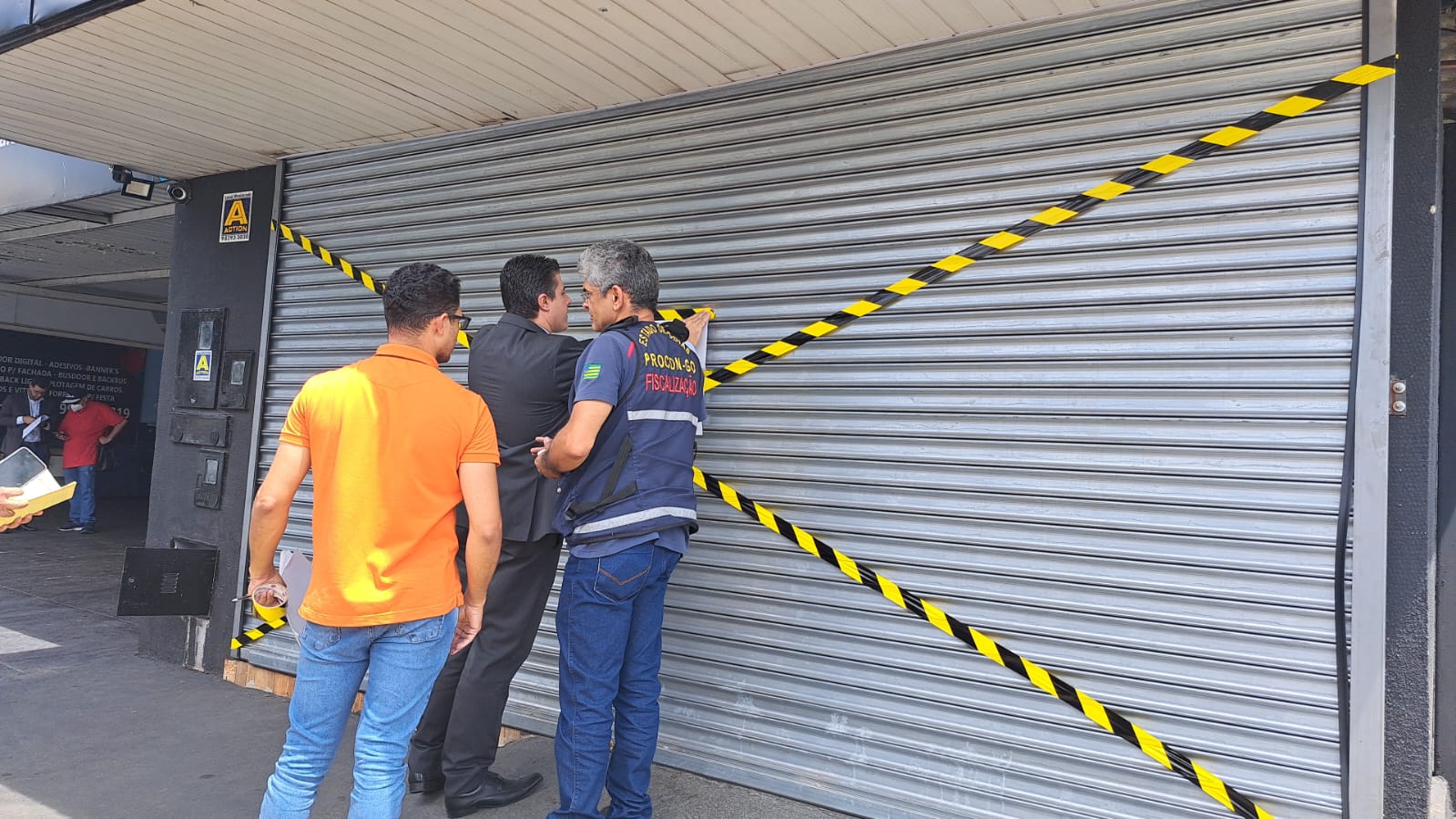 Procon interdita empresa em Goiânia. Foto: Procon Goiás