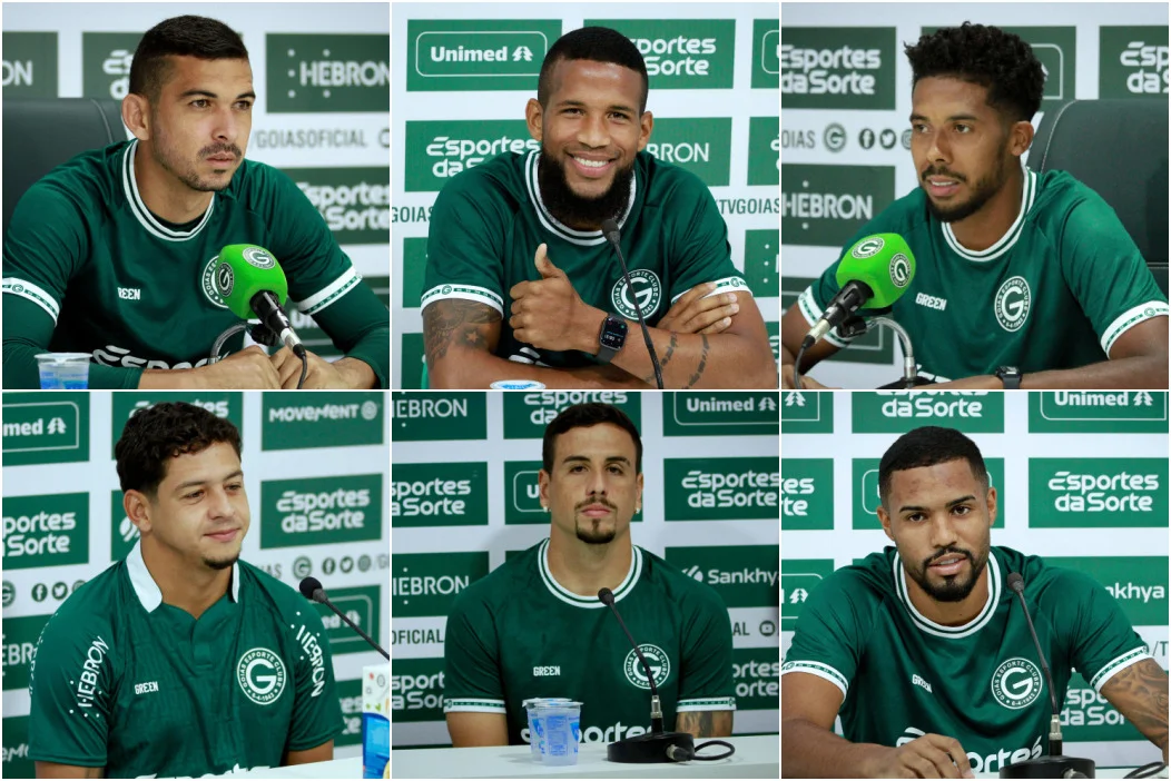 Goiás trouxe 20 jogadores na primeira janela de contratações em 2023; confira os nomes