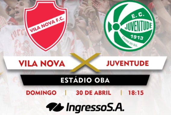 Ingressos para Vila Nova x Juventude