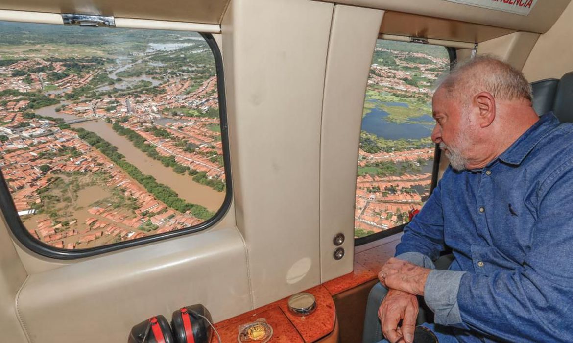 Governo federal já reconheceu a situação de emergência de 53 dos 64 municípios que foram atingidos fortemente pelas chuvas no Maranhão (Foto Ricardo Stuckert PR).