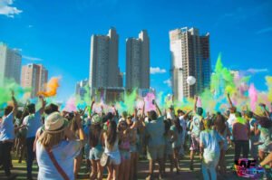 Happy Holi: Festival das cores promete muita música e diversão para Goiânia (Foto divulgação).