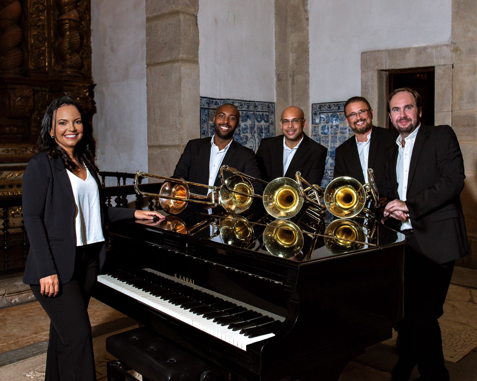 Quinteto BR5 se apresenta em Goiânia, em comemoração à Semana Internacional do Trombone