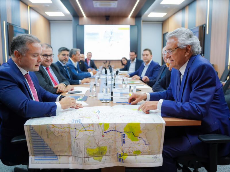 Reunião entre Ronaldo Caiado e o Ministro dos Transportes