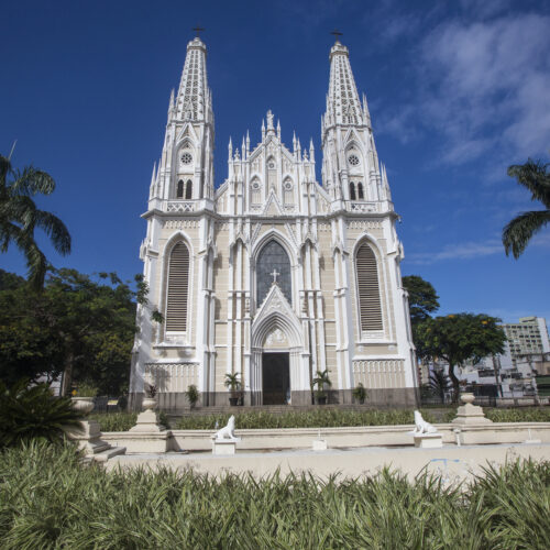 Catedral Metropolitana, em Vitória. Um dos principais pontos turísticos que recebem os fiéis, em Vitória, no Espírito Santo (Foto Vitor Jubini).