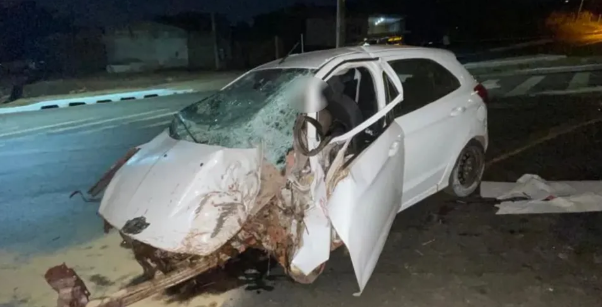 Acidente aconteceu no Setor Urias Magalhães, em Goiânia (Foto G1 Goiás Tv Anhanguera).